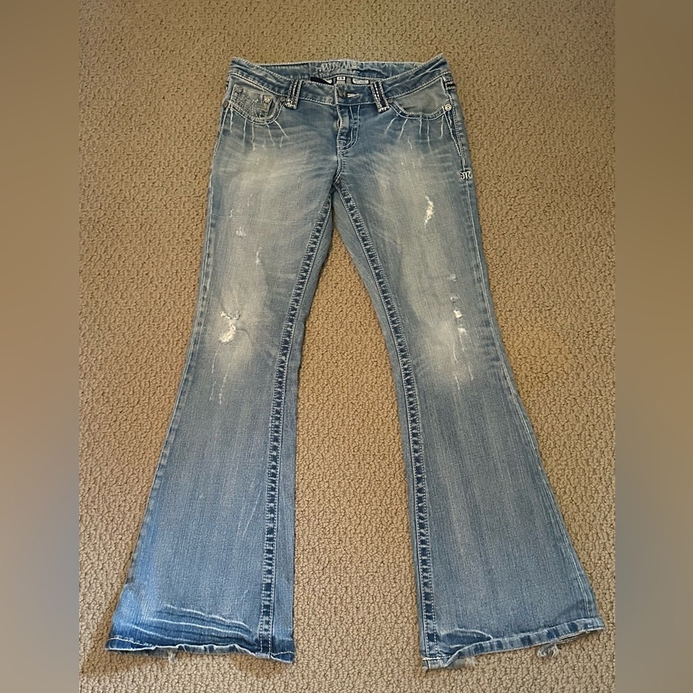 Miss Me Light Blue Flare Jeans